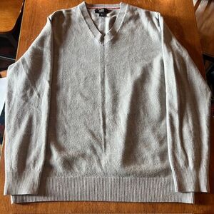 Banana Republic Merino Wool Knit Sweater Gray Size XL